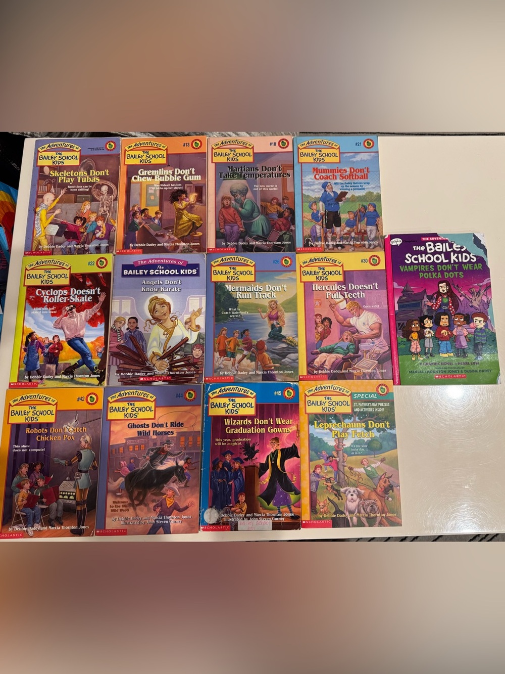 Lot of 13 - The Adventures of The Bailey School Kids books